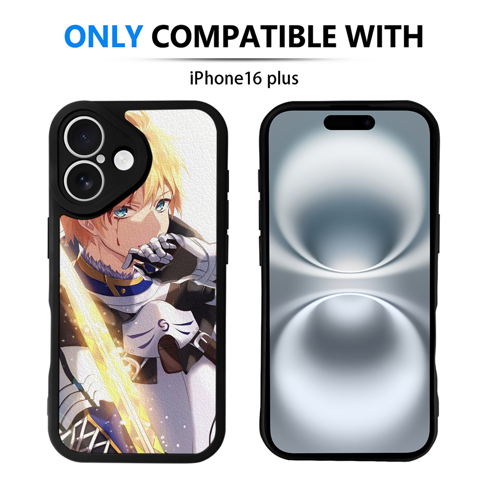 （画像用） 刀剣乱舞 Touken Ranbu 【iPhone 16シリーズ対応】シリコンスマホケース（レザー調） 材質：シリコン